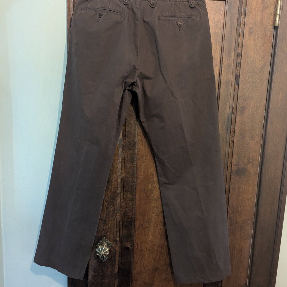 John Varvatos Brown Chinos Classic Style - Picture 2 of 4